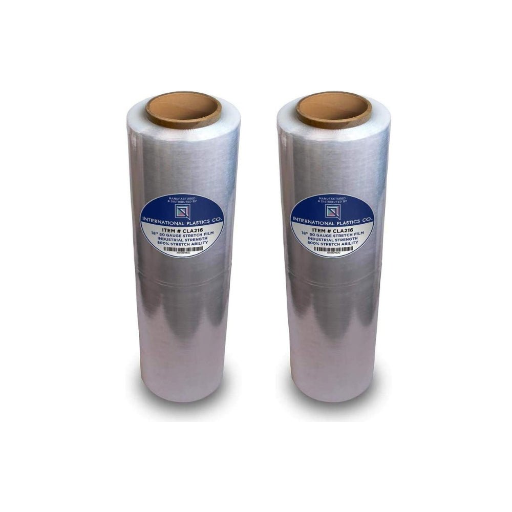 Stretch Plastic Wrap (18" x 1500') (2 Rolls) - Express Haulers Moving